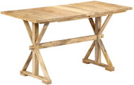 Dining table 118x58x76 cm solid mango wood - Dining Table