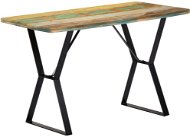 Dining table 120x60x76 cm solid recycled wood - Dining Table