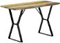 Dining table 120x60x76 cm solid recycled wood - Dining Table