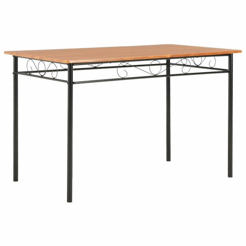 Dining table brown 120x70x75 cm MDF - Dining Table - Main image