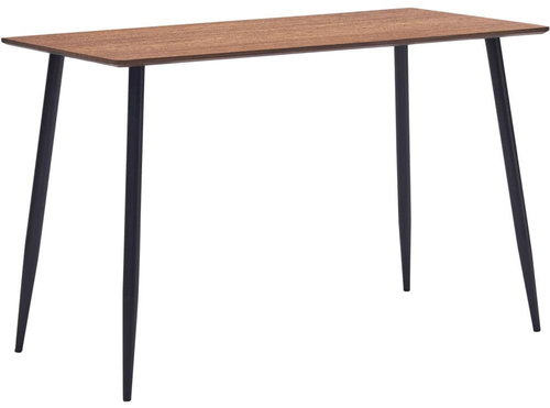 Dining table brown 120x60x75 cm MDF - Dining Table - Main image