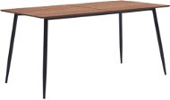 Jedálenský stôl hnedý 140 x 70 x 75 cm MDF - Jedálenský stôl