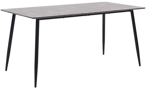Dining table gray 140x70x75 cm MDF - Dining Table - Main image