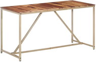 Dining table 140x70x76 cm solid sheesham wood - Dining Table
