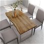 Jedálenský stôl Jedálenský stôl 140 × 70 × 76 cm masívne akáciové drevo - Jídelní stůl