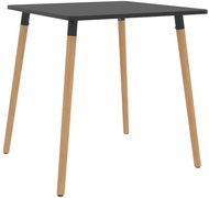 Dining table gray 80x80x75 cm metal - Dining Table