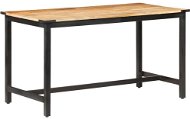 Jedálenský stôl 140 × 70 × 76 cm masívne hrubé mangovníkové drevo - Jedálenský stôl