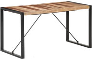 Dining table 140x70x75 cm solid wood sheesham look - Dining Table