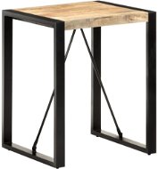 Jedálenský stôl 60 × 60 × 75 cm masívne hrubé mangovníkové drevo - Jedálenský stôl