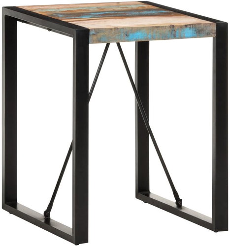 Dining table 60x60x75 cm solid recycled wood - Dining Table - Main image