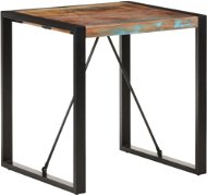 Jedálenský stôl 70 × 70 × 75 cm masívne recyklované drevo - Jedálenský stôl