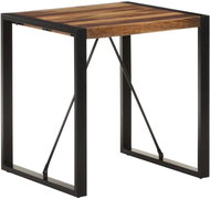 Dining table 70x70x75 cm massive acacia sheesham surface - Dining Table