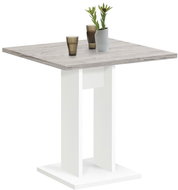 FMD Dining table 70 cm sand oak and white - Dining Table