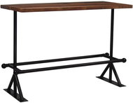 Bar table solid recycled wood 150x70x107 cm dark brown 245384 - Bar Table