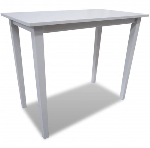 White wooden bar table - Bar Table - Main image