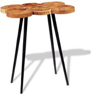 Barový stôl z klátikov masívneho akáciového dreva 90 x 60 x 110 cm - Barový stôl