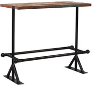 Bar Table Solid Recycled Wood 120x60x107cm Multicoloured - Bar Table