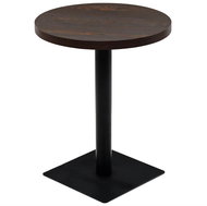 Bistro Table MDF and Round Steel 60x75cm - Bar Table
