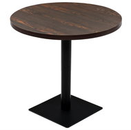 Bistro Table MDF and Round Steel 80x75cm - Bar Table