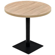 Bistro Table MDF and Round Steel 80x75cm - Bar Table