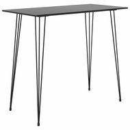 Bar Table Black 120x60x105cm - Bar Table