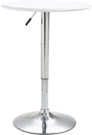 Bar Table White 60cm MDF - Bar Table