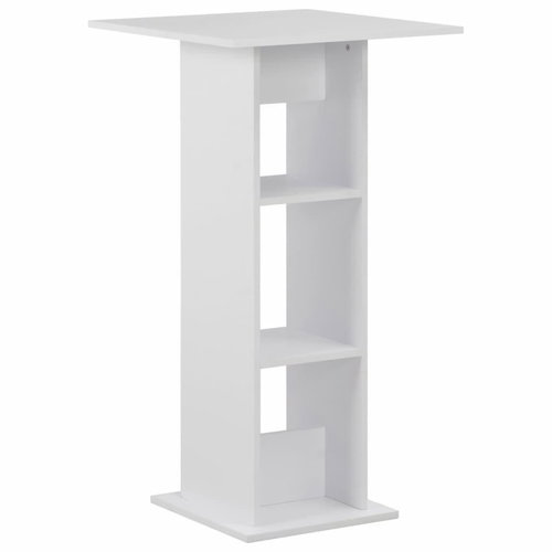 Bar Table White 60x60x110cm - Bar Table - Main image