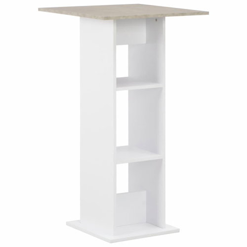 Bar Table White 60x60x110cm - Bar Table - Main image
