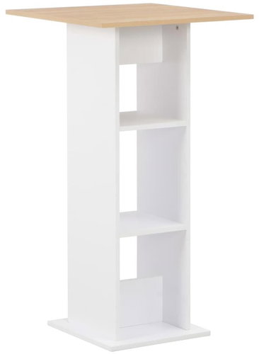 Bar Table White 60x60x110cm - Bar Table - Main image