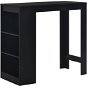 Bar table with shelf black 110x50x103 cm - Bar Table
