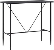 Bar table black 120x60x110 cm MDF - Bar Table