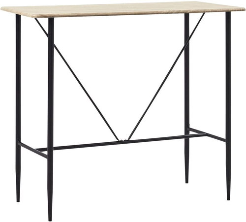 Bar Table Oak 120x60x110 cm MDF - Bar Table - Main image