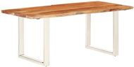 Table with live edges solid acacia wood 180 cm 3.8 cm - Dining Table