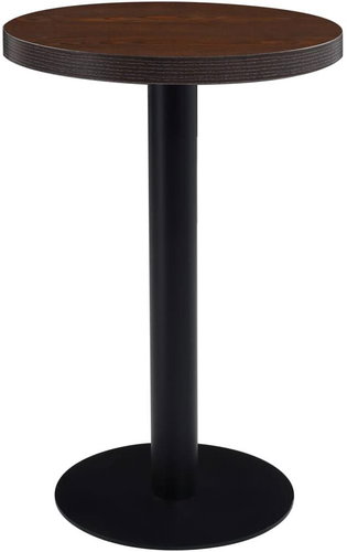 Bistro Table Dark Brown 50cm MDF - Bar Table - Main image