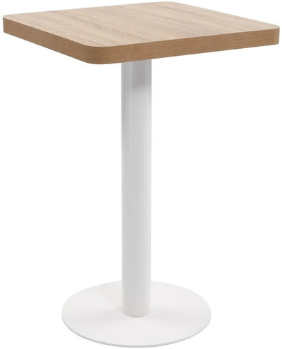 Bistro Table Light Brown 50x50cm MDF - Bar Table - Main image