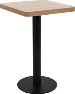 Bistro stolek světle hnědý 50x50 cm MDF - Barový stôl