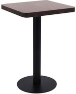 Bistro table dark brown 50x50 cm MDF - Dining Table