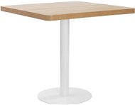 Bistro stolek světle hnědý 80x80 cm MDF - Barový stôl