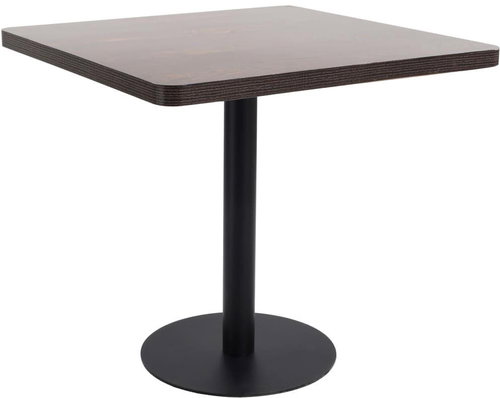 Bistro Table Dark Brown 80x80cm MDF - Bar Table - Main image
