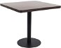 Barový stôl Bistro stolček tmavo hnedý 80 × 80 cm MDF - Barový stůl