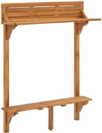 Barový stolík na balkón 90 × 37 × 122,5 cm masívna akácia - Barový stôl