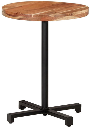 Bistro Round Table 60x75cm Solid Acacia Wood - Bar Table - Main image
