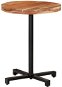Bistro stůl kulatý  60x75 cm masivní akáciové dřevo - Barový stůl