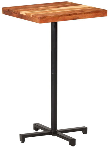 Bar Table Square 60x60x110cm Solid Acacia Wood - Bar Table - Main image