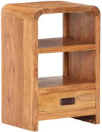 Noční stolek 40 x 30 x 60 cm masivní akácie sheeshamový povrch - Noční stolek