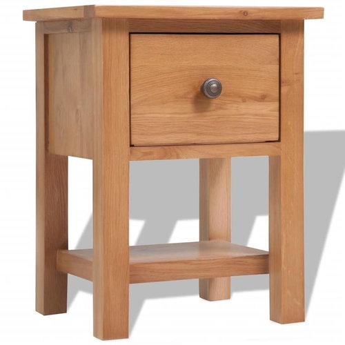 Noční stolek 36 x 30 x 47 cm masivní dubové dřevo - Night Stand - Main image