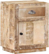 Noční stolek 40x30x50 cm masivní mangovníkové dřevo - Noční stolek