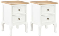 Noční stolky 2 ks bílé 35 x 30 x 49 cm MDF - Night Stand