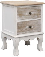 Noční stolek 35 x 30 x 50 cm dřevo pavlovnie - Night Stand