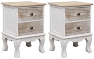 Noční stolky 2 ks 35 x 30 x 50 cm dřevo pavlovnie - Night Stand